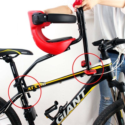 bike with front child carrier