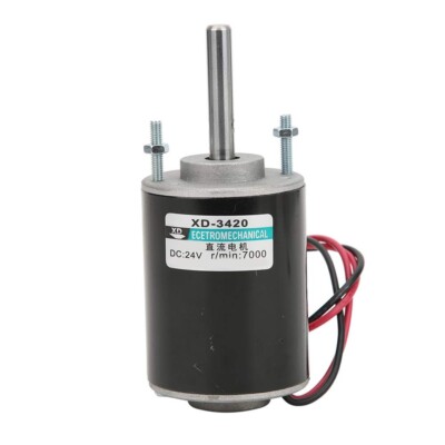 24V 30W CW/CCW Permanent Magnet DC Motor Reversible 7000RPM
