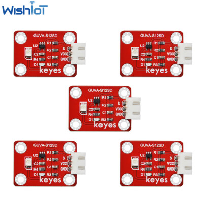 5PCS GUVA-S12SD UV Solar Ultraviolet Light Intensity Sensor Module for Arduino 