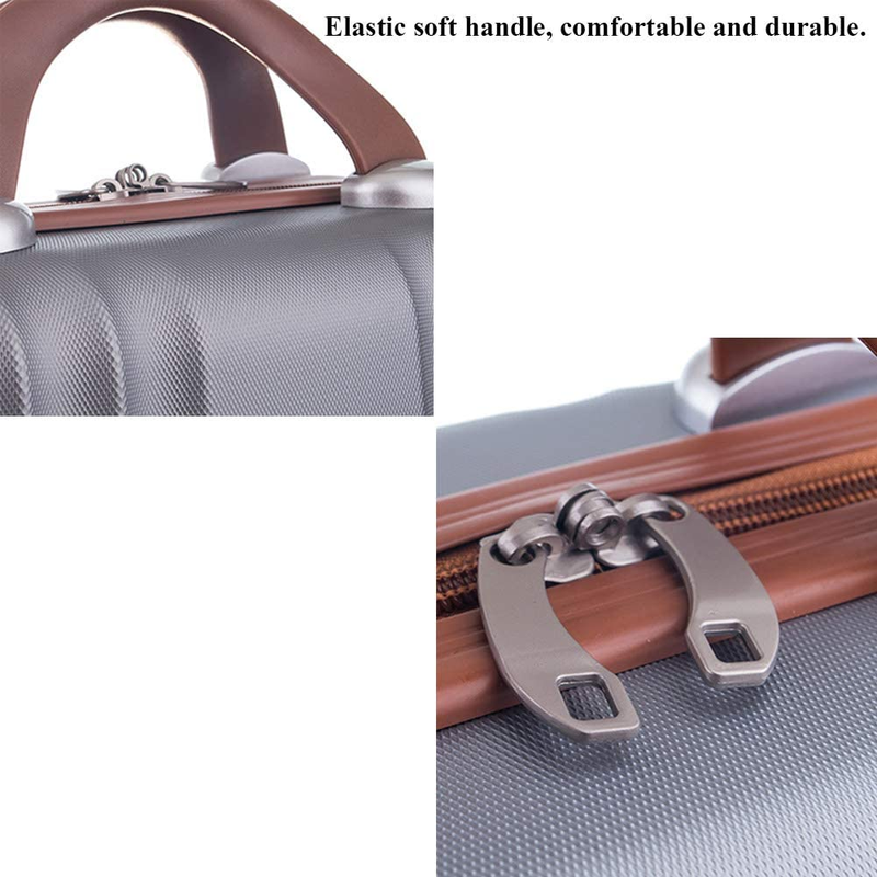 Mini Hard Shell Hard Travel Luggage Cosmetic Case, Small Portable Carry