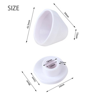 Bolt Cover Toilet Decorative Bathroom White Bathroom Widgets Brand New