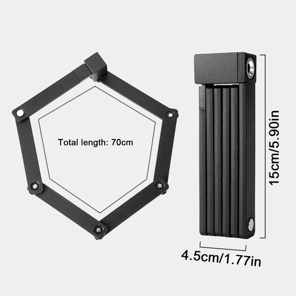 For OFFBONDAGE Bicycle Lock Foldable Bike MTB Road Lock High Security Anti-Theft