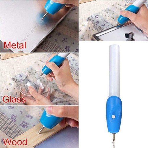 1x Electric DIY Jewelry Etching Engrave Carve Engraving Pen Steel Metal Tool Kit