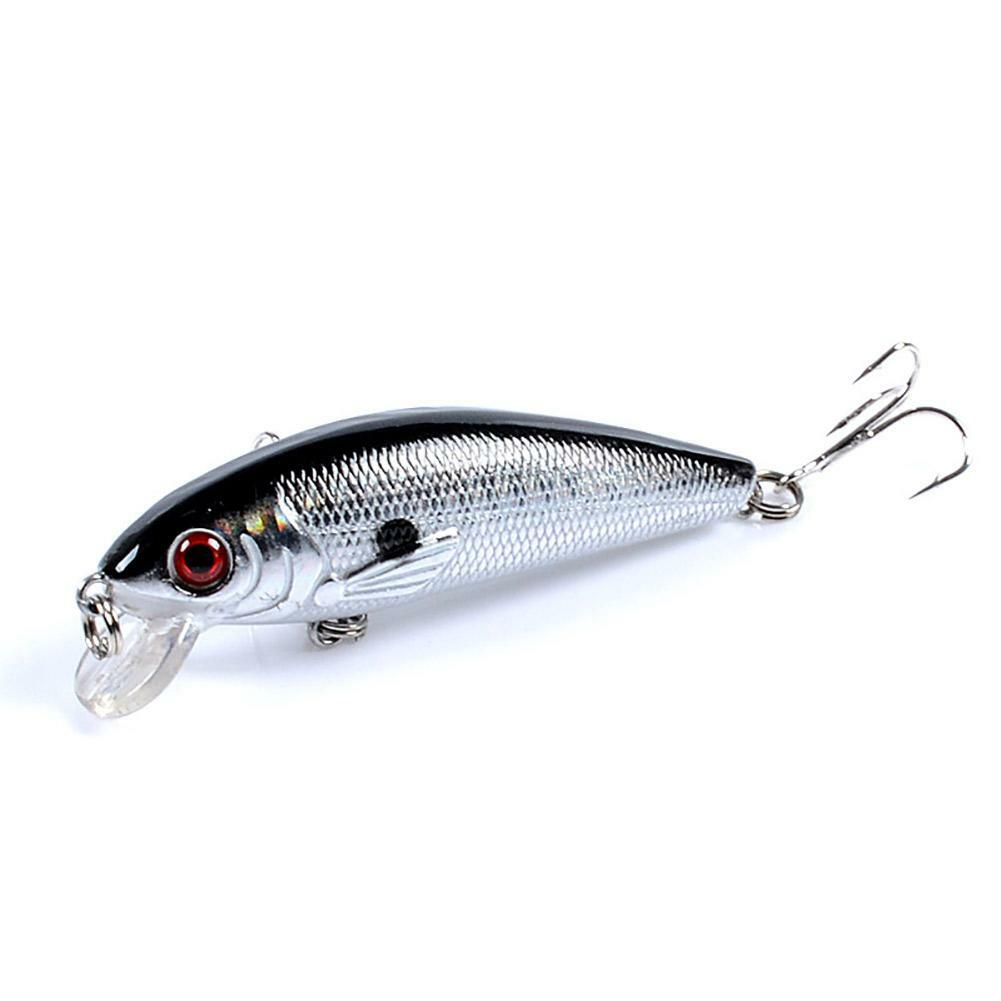 PROBEROS 10pcs 4.5″//11.5CM Fishing Lures Crankbaits Hook Minnow Baits