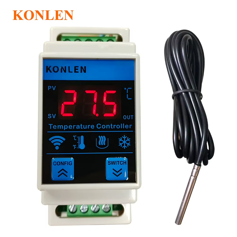 Tuya WIFI temperature Sensor Thermometer Monitor Heating Freezer Controller Room