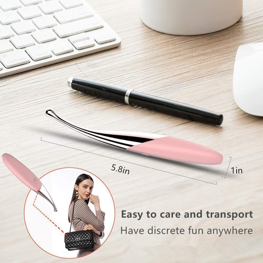 Orgasm Finger Vibrator G-Spot Dildo Clit Nipple Sleek Wand Massager Adult Toy - Picture 8 of 12