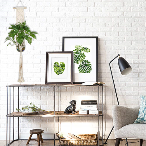 SAMJANE Plant Hangers Indoor Wall Hanging Planter Holder Basket Flower Pot Rope