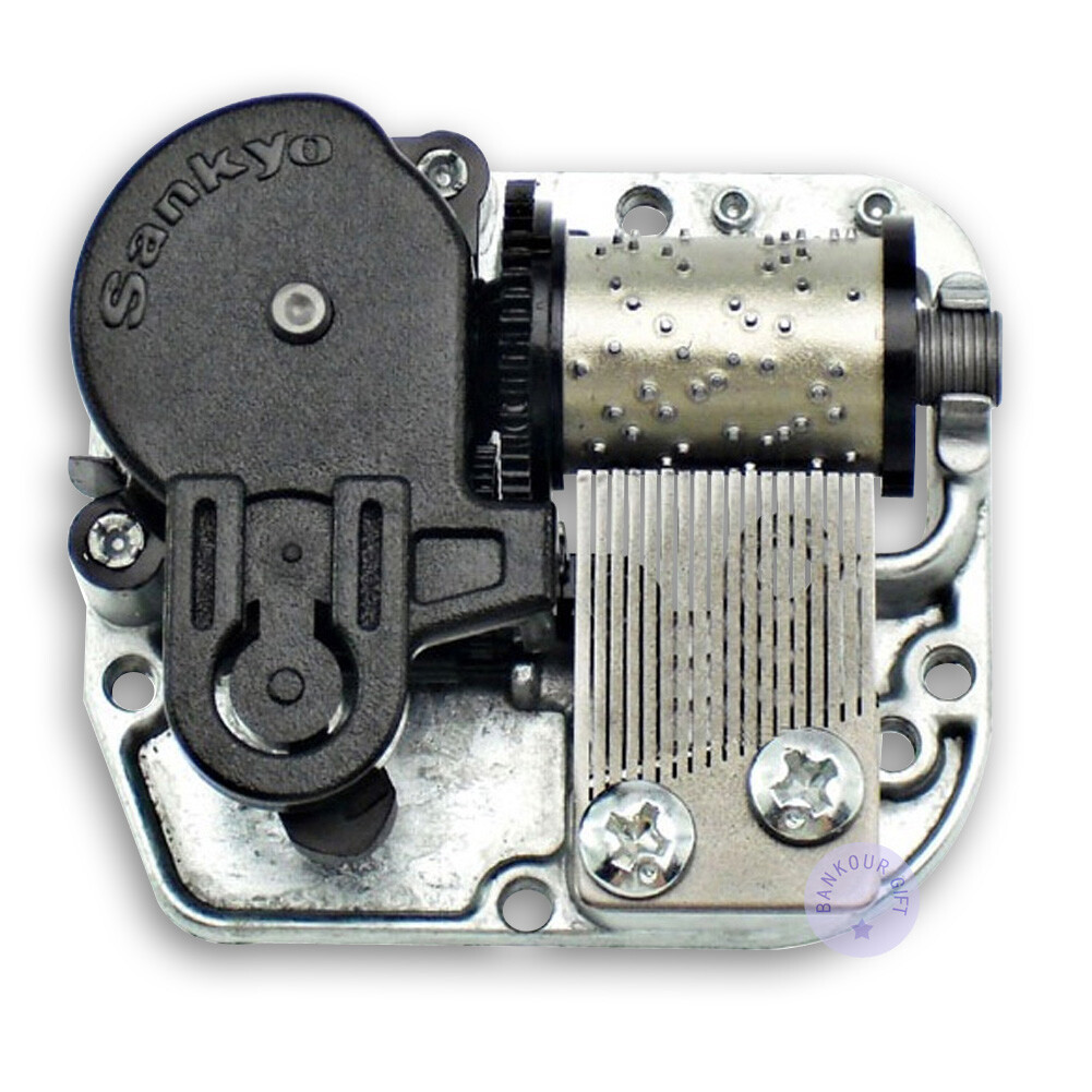 ジャドール ミュージック ボックス Music Box Parts Mechanism Grey Wind up Sankyo Musical