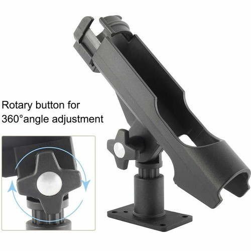 4PACKS Boat Fishing Pole Rod Holder Tackle Adjustable Side Rail Mount For Kayak