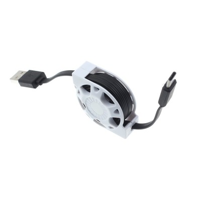 For Samsung Galaxy S24/Ultra/Plus - Retractable USB Cable Type-C Charger Power