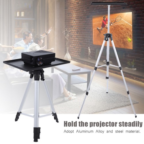 Projektortisch Höhenverstellbar Halter Beamer Ständer Notebook Laptop Stativ Alu