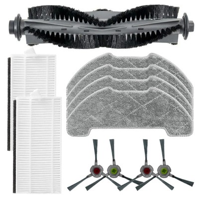 Essential Main Brush Filters Mop Cloth Kit for AIRROBO P30 Vacuum Cleaner