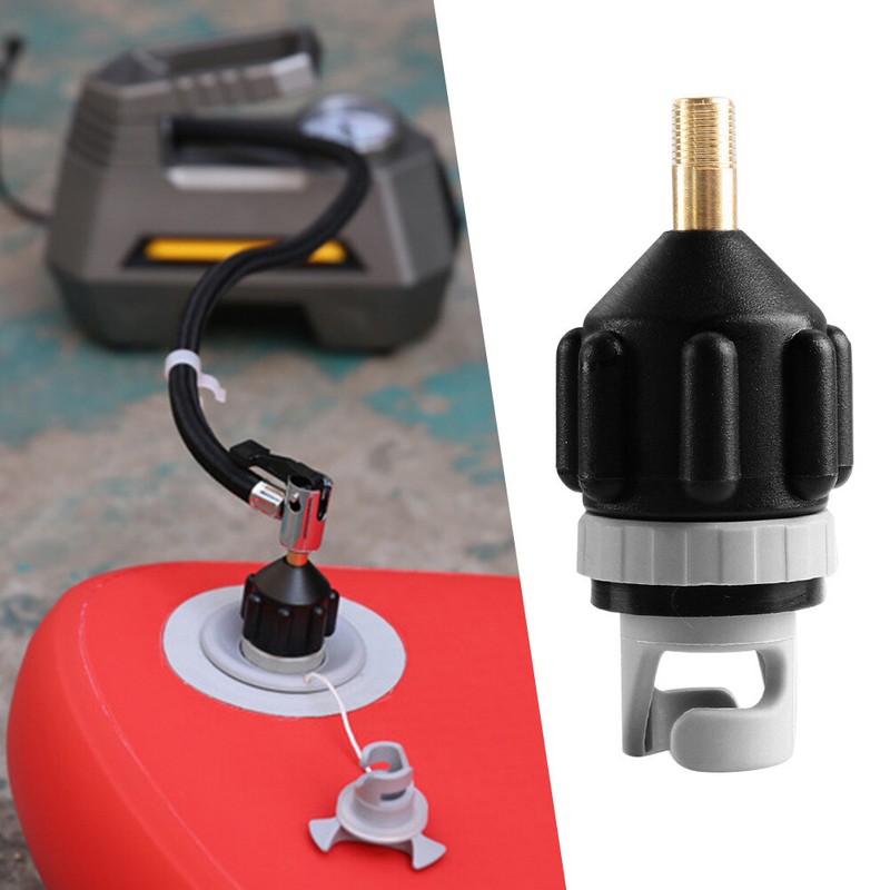 Sup Pump Adapter Inflatable Boat Air Valve Tire Paddle Board Adaptor Compressor
