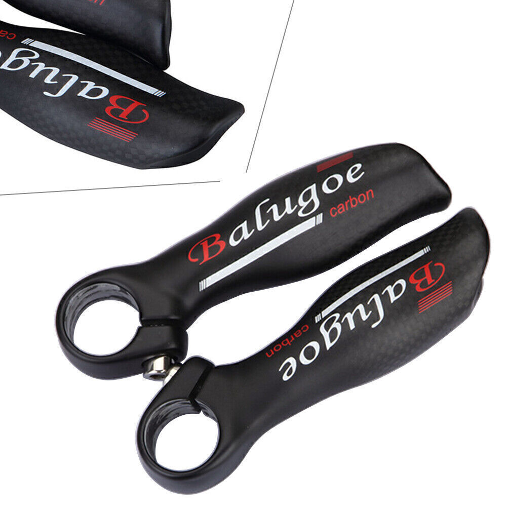 Pair MTB Handlebar Ends Folding Road Bike Bicycle Bar Ends Grip Aluminum Black