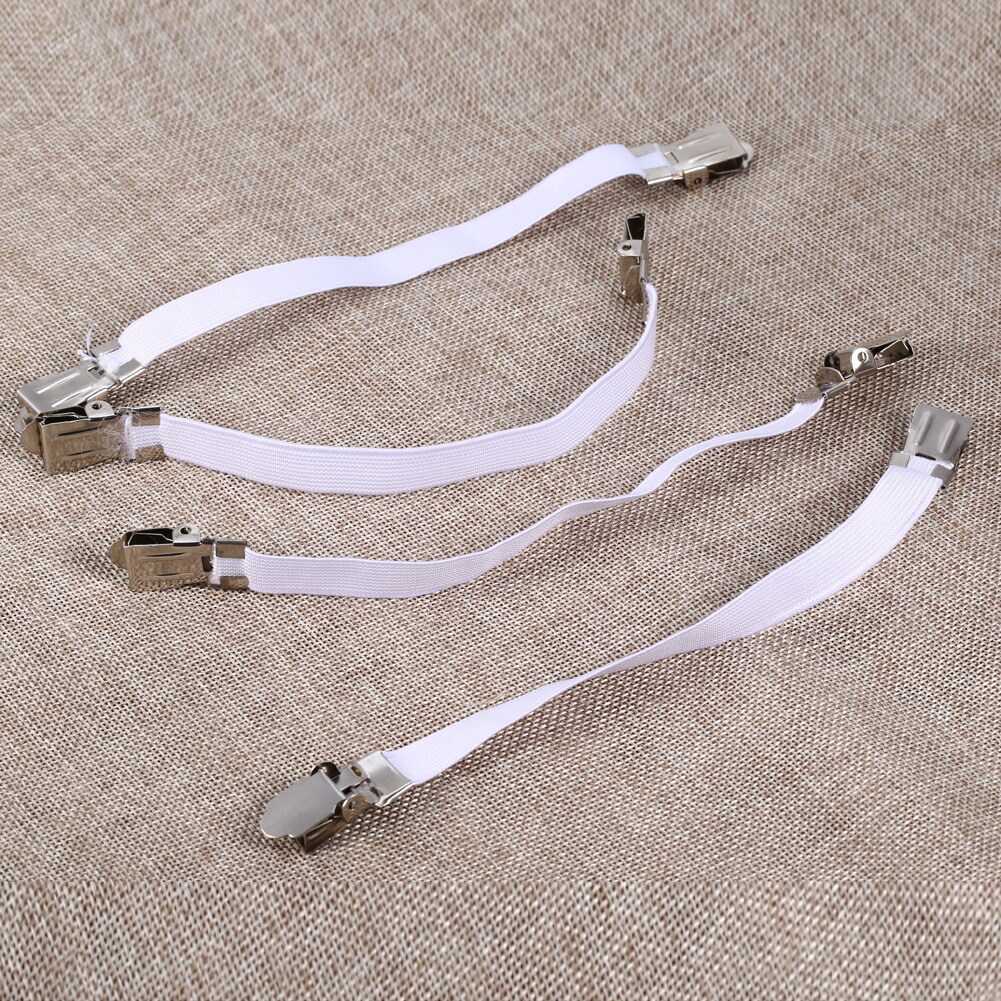 4pcs Bed Sheet Grips Buckle Metal Clip Bed Sheet Tensioner Furniture Accessories