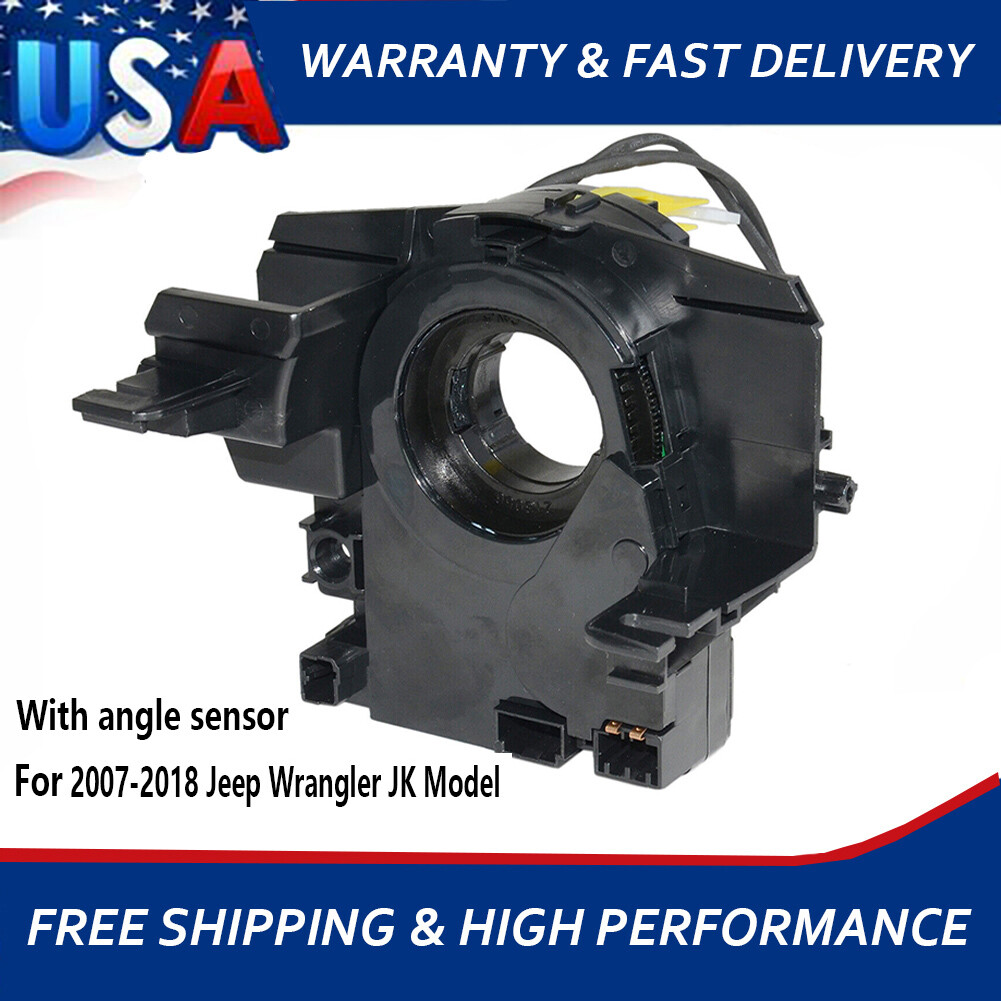 Clock Spring For Jeep Wrangler JK 2007-2018 With Angle Sensor Steering Wheel