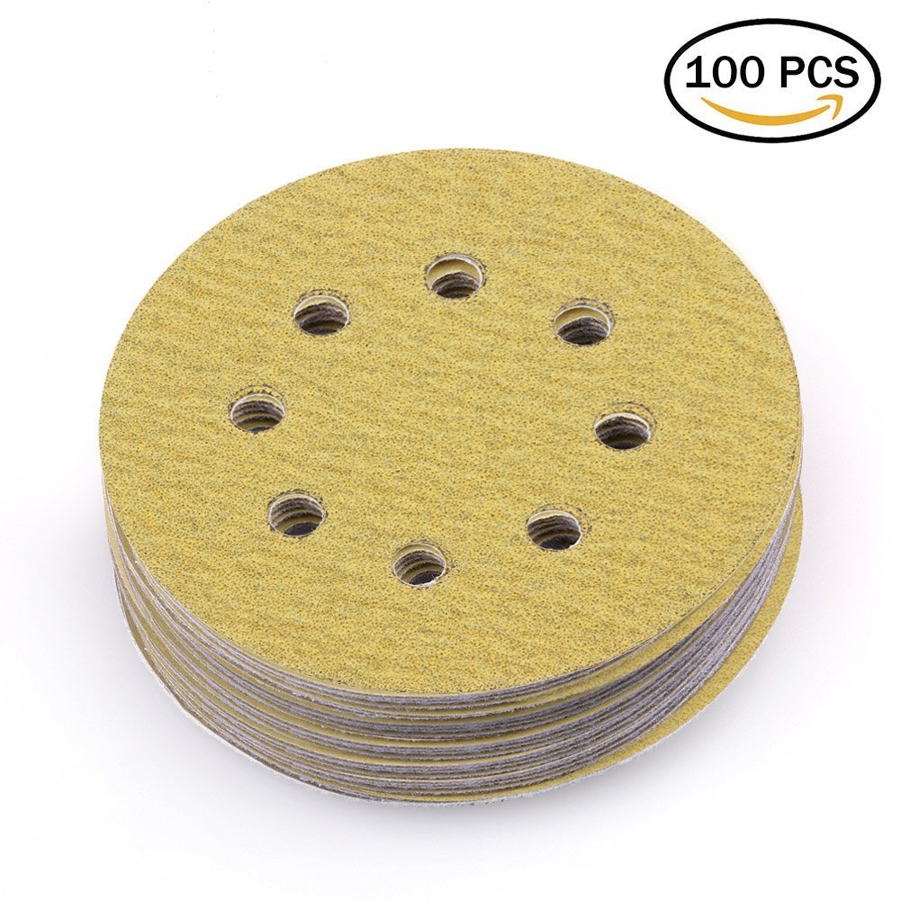 5in 80 Grit Sanding Discs Pad Sandpaper For Milwaukee Random Orbit Palm