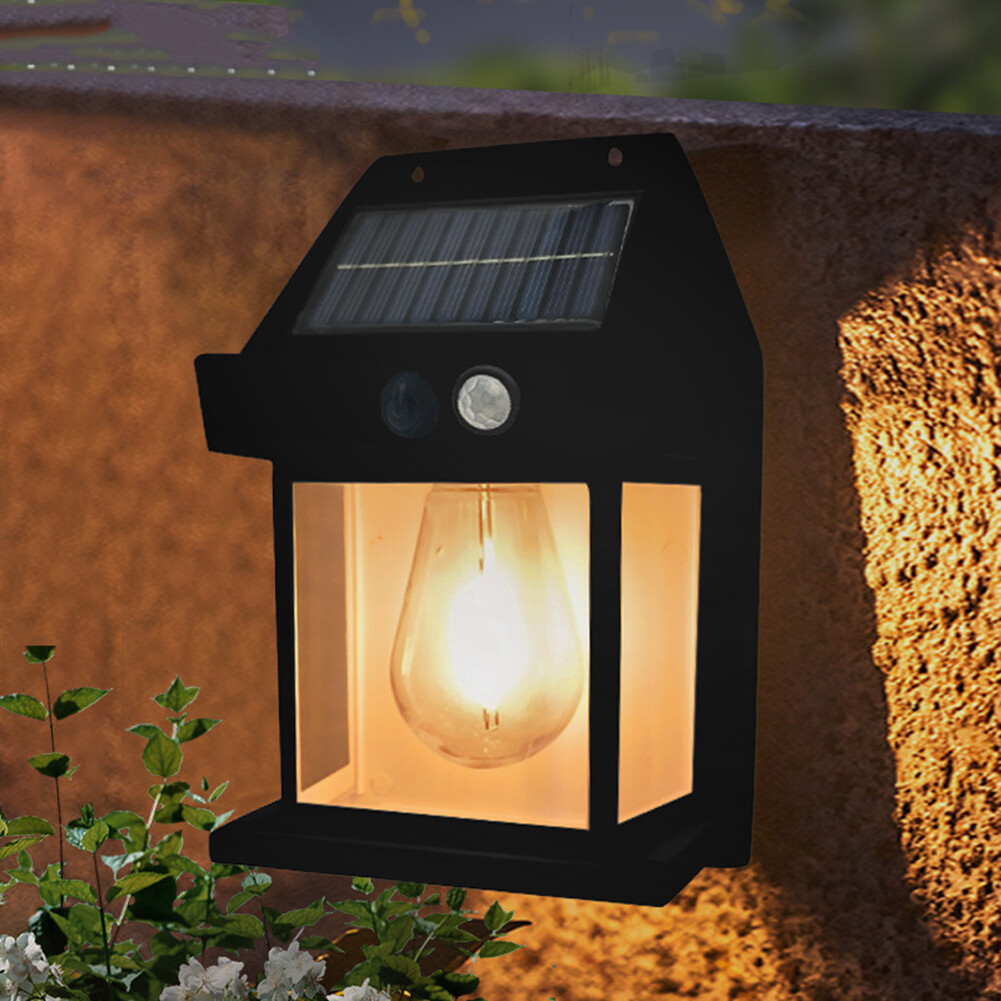 LED Outdoor Wall Lamp IP65 Waterproof Solar Yard Lamp for Pathway Villa Outdoor