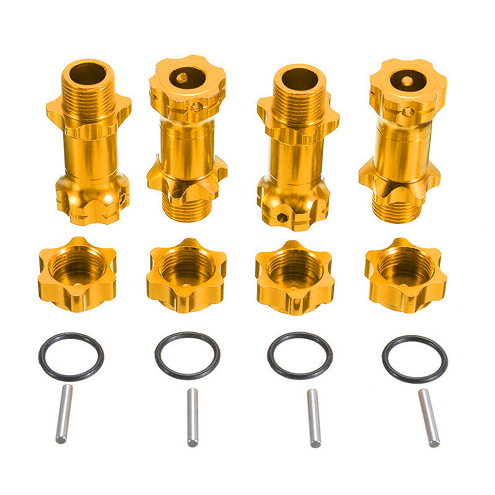 4Pcs/Set 17mm Wheel Hex Hub Extension Adapter 30mm Aluminum For HSP 1/8 RC Car