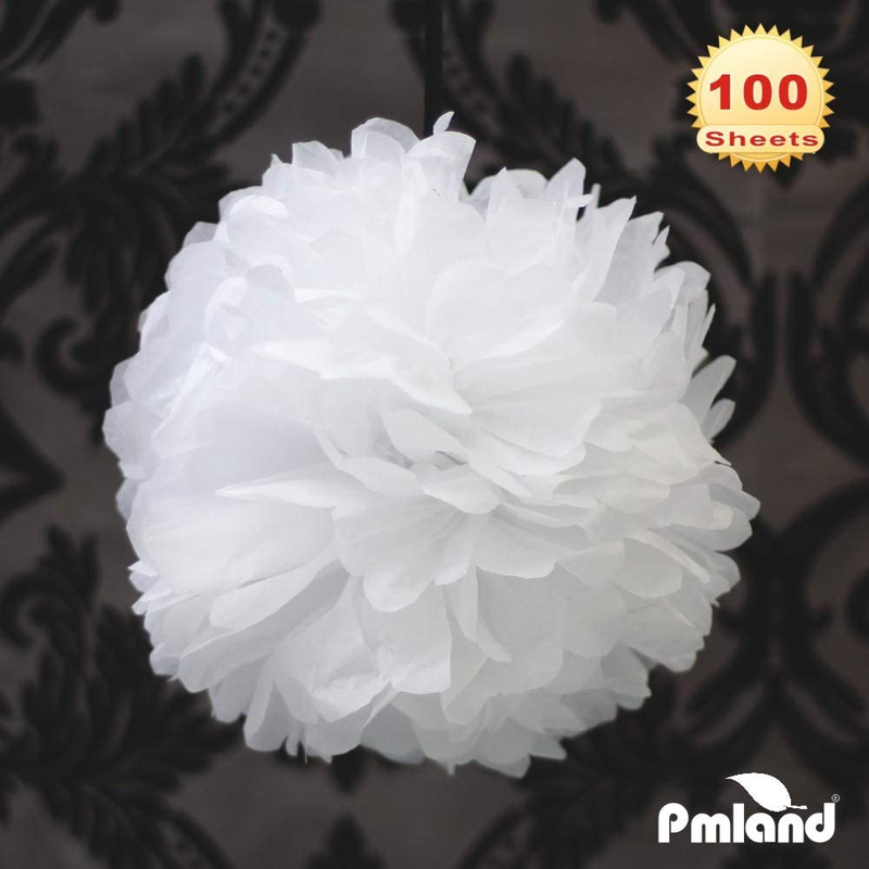 Premium Quality Gift Wrapping Paper - White - 15 Inches X 20 Inches 100 Sheets