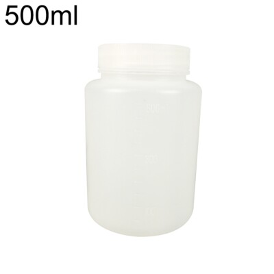 1Pc 500ML Pil Bottles Empty Plastic Solid Powder Medicine Chemical Bottles