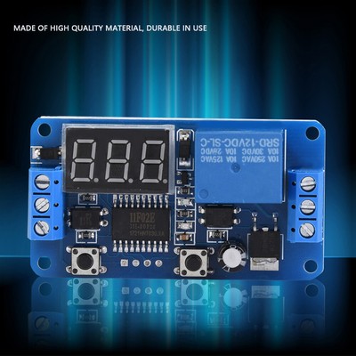 DC12V LED Display Digital Delay Relay Timer Control Switch Module PLC Automation