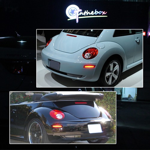 For 06-10 VW Volkswagen Beetle Red Lens Rear Bumper Side