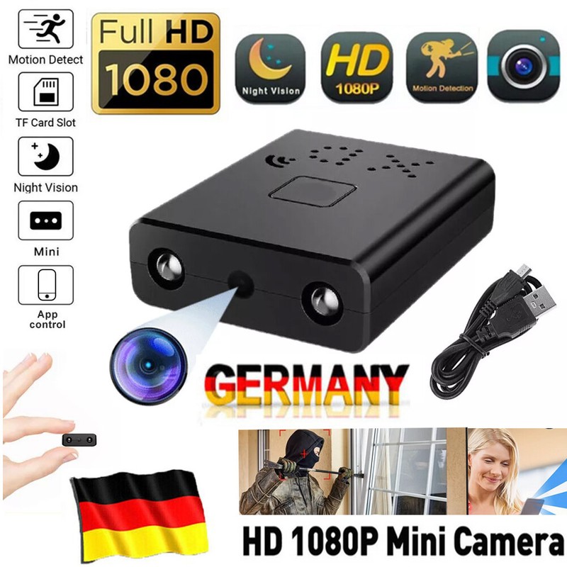 1080p ÃBerwachungskamera Mini Wifi Kamera Fhd  Karte Cam
