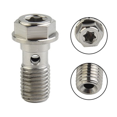 1pc Banjo Bolt 23mm For Kawasaki YMH Titanium M10 Single Line Hydraulic