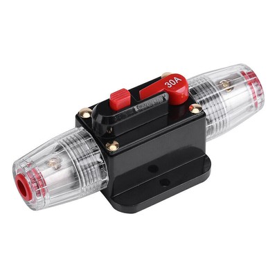 DC12V-24V Car Circuit Breaker Reset Inline Fuse Inverter Audio/Video System 1