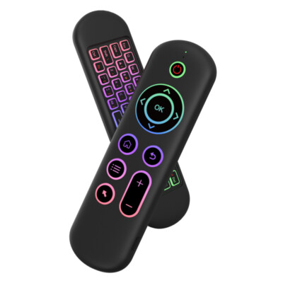 M5 Air mouse- Keyboard Remote Control 2.4G+BT5.2 7 Color Backlight for Smart TV