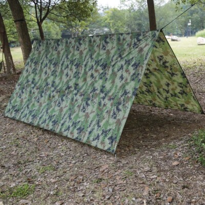 Wasserdicht Camping Zelt Tarp Markise Sonnenschutz Regen Shelter Mat Canopy Out✿