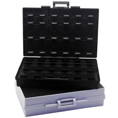 AideTek BOXALL96 and BOXALL48ESD Enclosure box SMD SMT components storage
