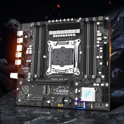 X99E MAX Mainboard LGA2011-3 Desktop Mainboard NVME/SATA M.2 RJ45 PCIE3.0 X16/x4