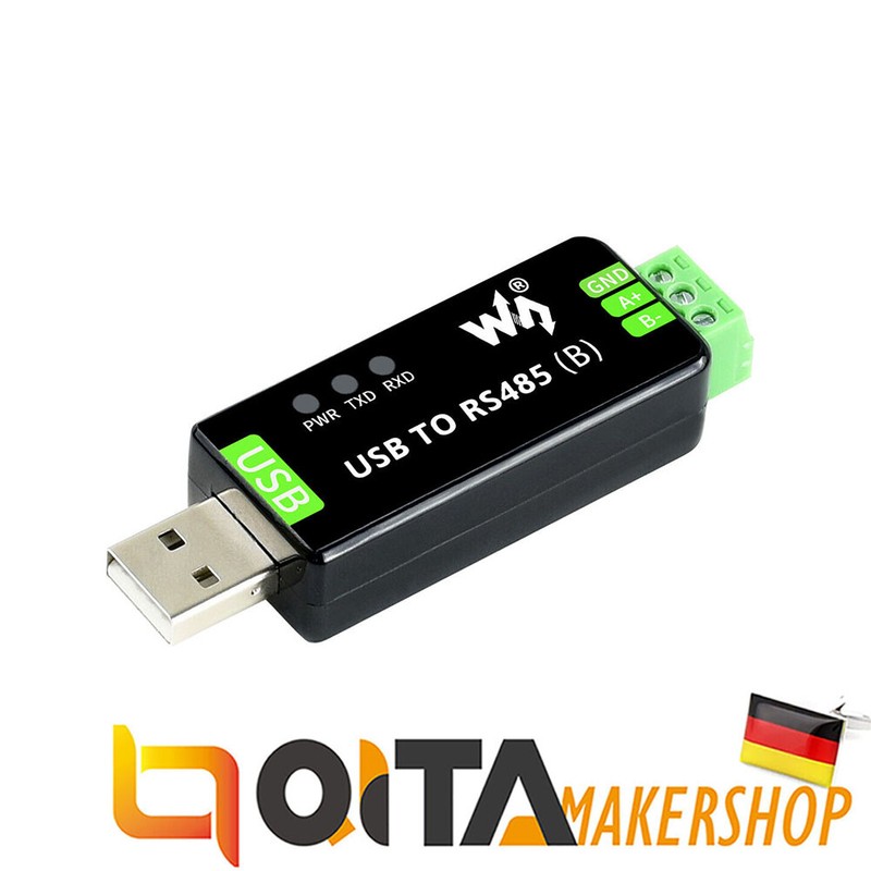 Waveshare Industrial Usb To Rs485 Bidirectional Converter Ch343g