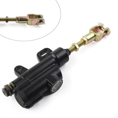 Hinterer Hydraulikzylinder-Bremspumpen-Bremssattel-Belag für Dirt Bike Schwarz
