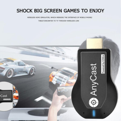AnyCast WiFi Display Dongle Receiver Airplay Miracast HDMI DLNA TV Stick 1080P