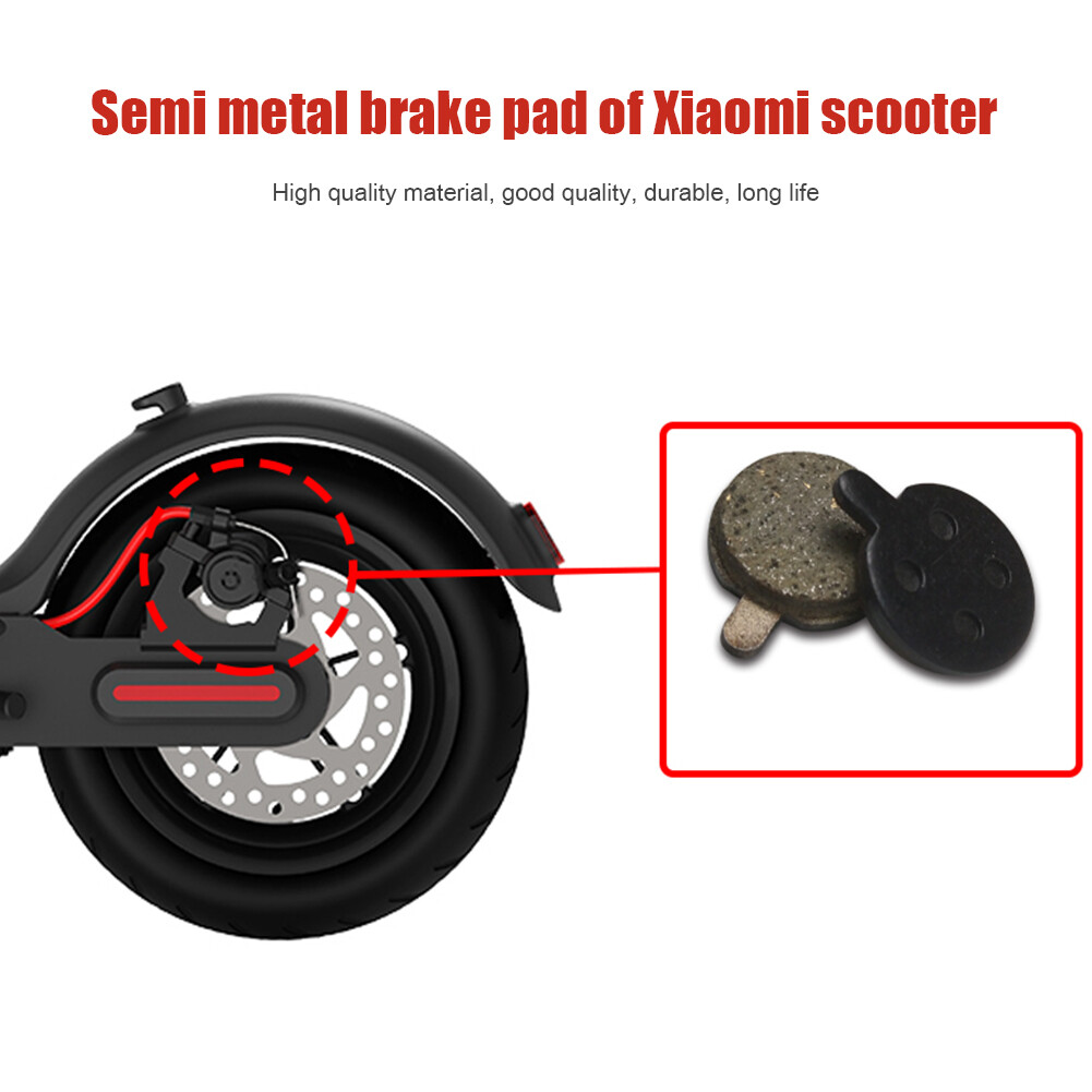 2x Electric Scooter Replacement Metal Disc Brake Pads for M365 Pro Kick Scooter