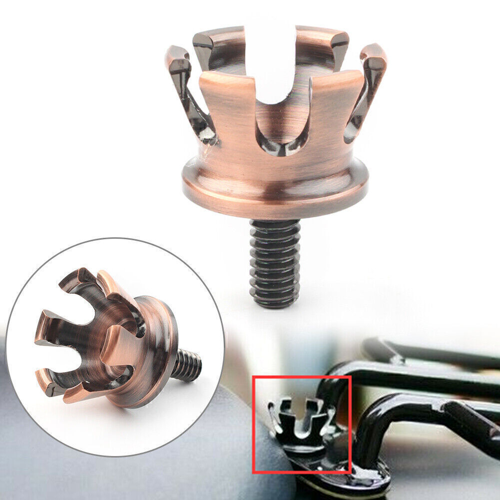 Imperial Crown Style R&uuml;cksitzschrauben-Schraubenhalterung f&uuml;r Harley 96+ Bronze