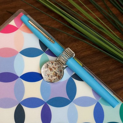 Framed Horses Selfie Picture Pattern Pen Holder Clip for Planner Journal Book