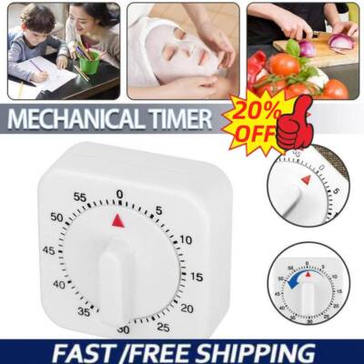 Kitchen Timer Egg&Square Shaped Kitchen Cooking Timer Mechanical Alarm