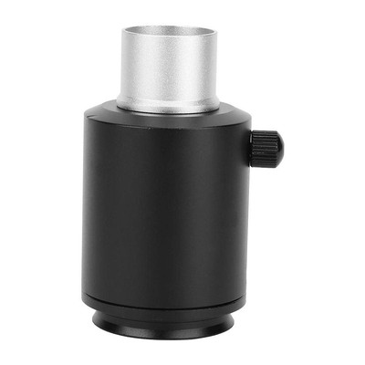 Microscope Lens Adapter, Stereo Microscope Mount Lens Camera Adapter Made of Alu
