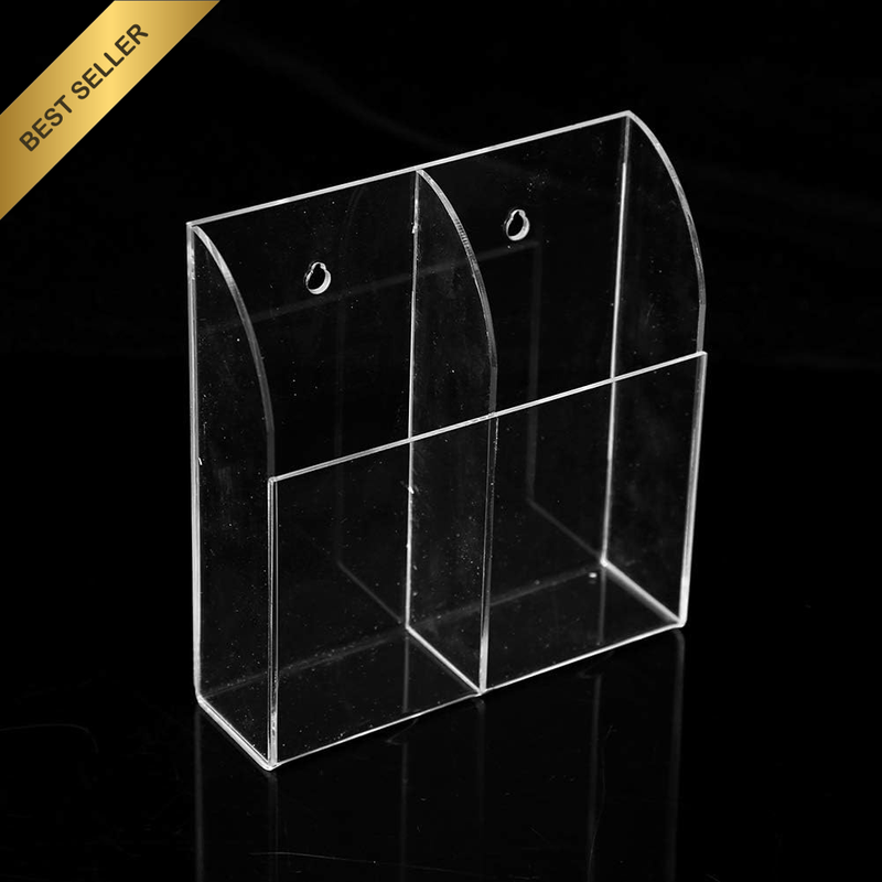 Remote Control Holder, Transparent TV DVD Cell Phone Stand Storage, Desktop Orga