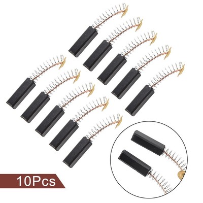 10xPower Tool Engine Motor Coal Brushes Feathered 6x6x20mm Motorbrush Drill Pro