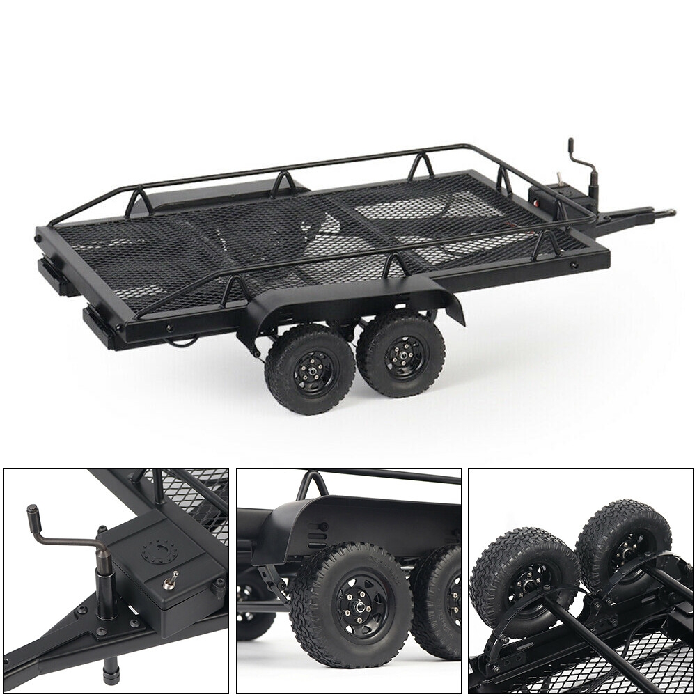 Heavy Duty Trailer For 1/10 Traxxas Trx4 Axial Scx10