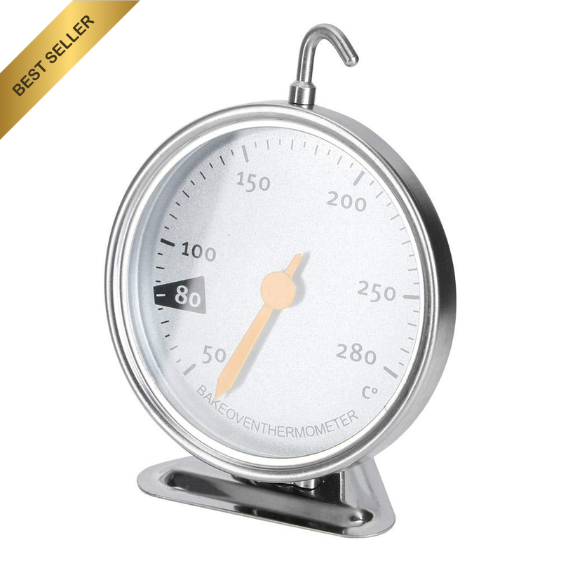 Large Dial Oven Thermometer 50-280℃ - Cooking Thermometer Accurately Easy-To-Rea