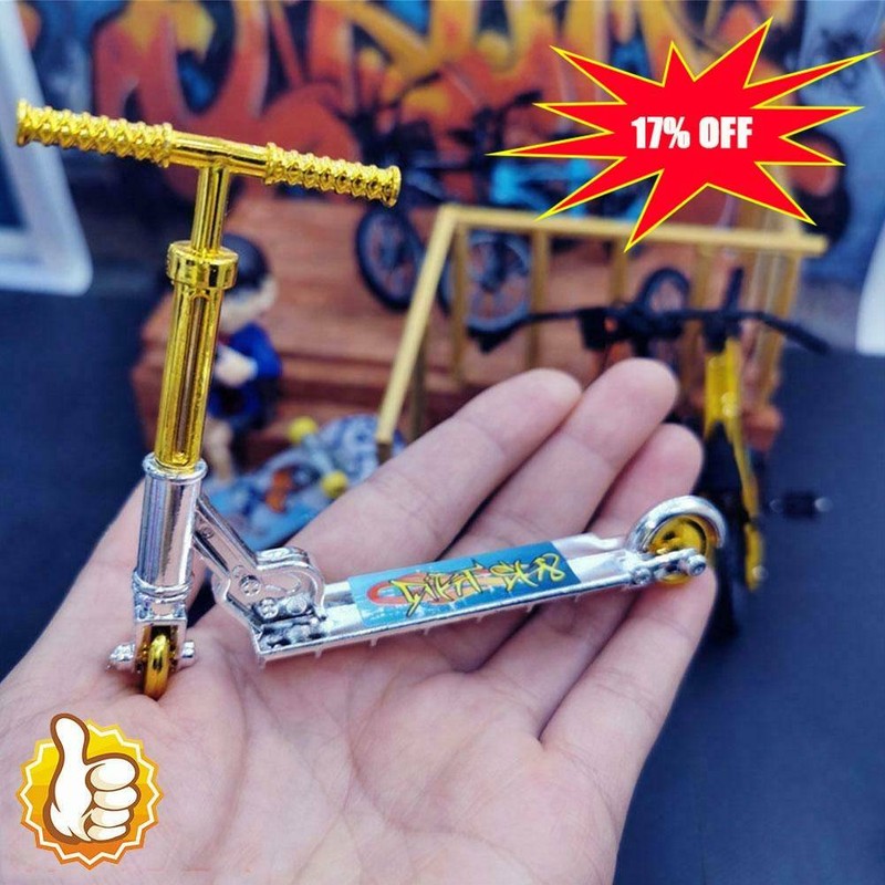 Mini Finger Scooter Two Wheel Skateboard Fingerboard Gift Toys Kids Gifts hot.