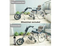 attachable handcycle for wheelchair