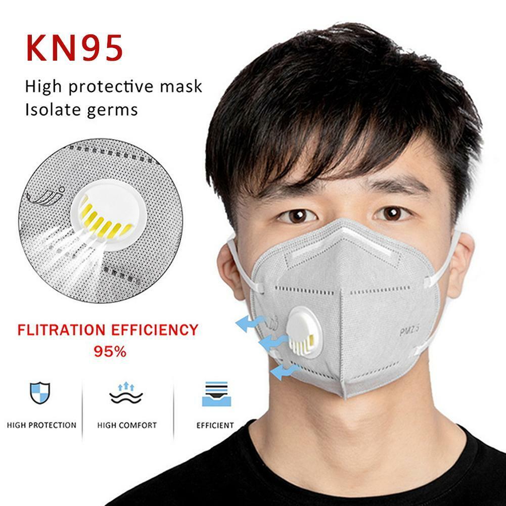 10pcs/PACK Face Mask Folding Valved PM2.5 Mask Gray Mask Qin, купить Одежда...