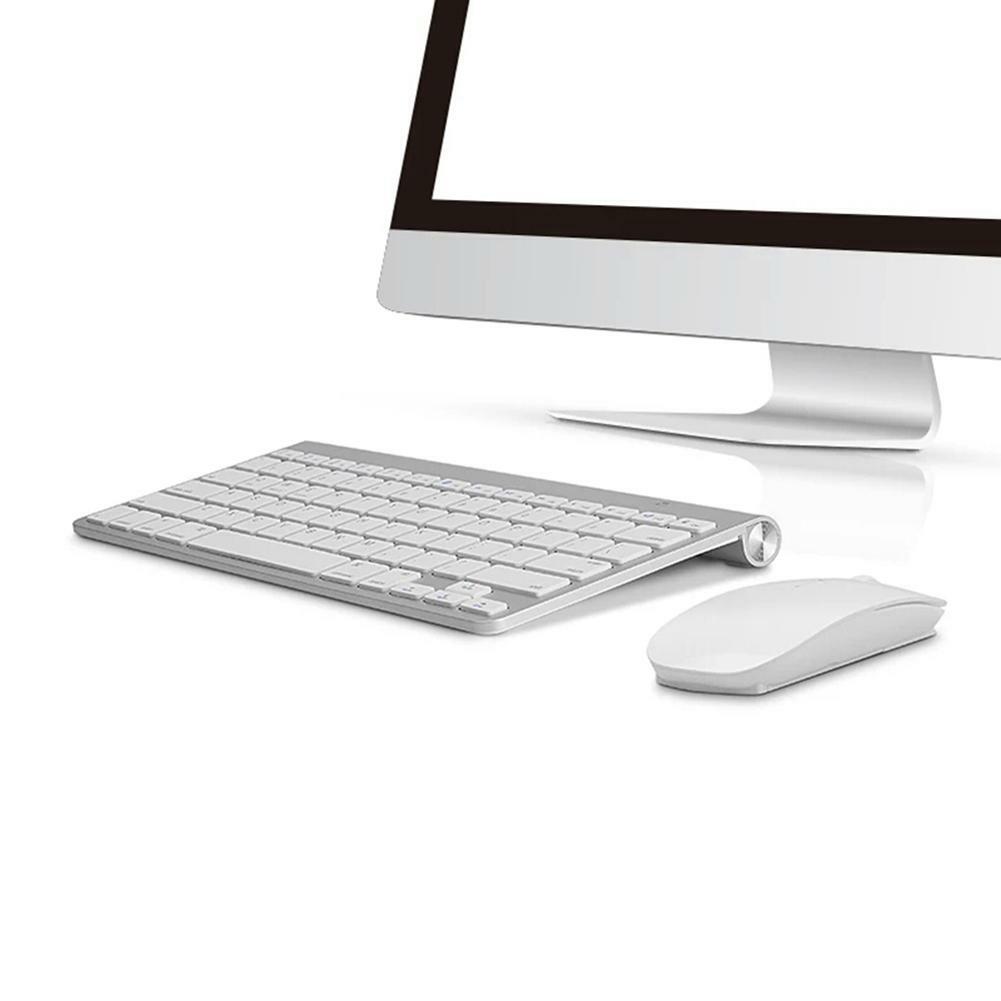 Ultra dünne Mini-USB-Funktastatur optische Maus Kit Set für Desktop PCs